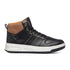 Sneakers alte nere con colletto a contrasto Patrick, Uomo, SKU m114000695, Immagine 0